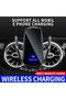 15W Wireless Car Charger Vent Mount, Auto-Clamping Fast Charging Phone Holder, Silver - 4