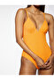 Textured Basic Swimsuit - 5