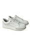 Men's Genuine Leather Casual Daily Shoes, 2026 Collection, Comfortable Walks, White Black, Vyg26Y-M697 - 7