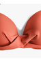 Push Up Bikini Top Halter Neck Padded Draped - 7