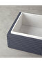 صندوق ديكور من خشب MDF من تاليا بلون أنثراسايت - 3