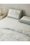 Pastoral Patch Cotton Sheet Double Duvet Cover Set 200X220 cm Green - 3