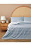 Timeless Line Easy Iron Single Duvet Cover Set with Sheet 160x220 cm Light Blue - 2