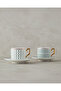 Rabecca Porcelain 2-Piece Coffee Cup Set 90 ml Green - 2