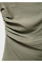 Modal Asymmetric Collar Blouse - 5