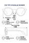 Women's Black Frame Gradient Black Glass Avant-Garde Oval Sunglasses Uv400 - 4