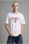 تي شيرت أبيض بأكمام قصيرة مطبوع عليه Boxy Fit Türkiye I0914AX26HS - 4