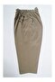 Men's Raw Cloth Elastic High Waist Comfortable Fit Natural Cotton Capri Shorts