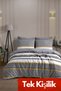 Cotton Single Elastic Duvet Cover Set - 2