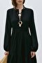 Black Mia Belted Maxi Dress - 7