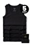 Premium Boys' 5-Piece 100% Cotton Undershirts with Gift Box and High-Quality Children's Underwear Breathable 7005-K