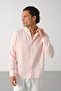 Men's Breathable Muslin Fabric 100% Cotton Washable Pocketless Shirt - 3