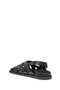 Women's Black D Adelash a - Smo.Lea Genuine Leather Sandals D55Ywa00043C9999 - 2
