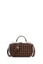 Women's Brown Braided Crossbody Bag 26Sbd281829