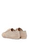 Women's Beige Lace-Up Suede Leather Sneaker 26Pfd220614 - 6
