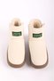 Women's Imported Thick Sole Daily Sports Boots with Fur Inside Beige - 4