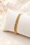 Gold Color Stylish Design Colorfast Bracelet - 3