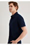 Navy Blue Polo T-Shirt Slim Fit 0612521 -70490 - 2