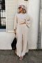 Women's Crinkle Linen Slit Pants