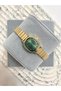 Varena Minimal Gold Green Dial Women's Wristwatch - 2