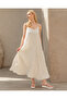 Women's Lined Maxi Dress, Sleeveless Spaghetti Strap, Casual Summer Fit, - 5