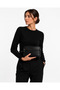 Verev Black Genuine Leather Handbag - 8
