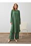 Aerobin Basic Tunic & Pants Set - Khaki - - 2