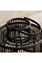 Gabba Bamboo Lantern Dia 37x63cm - Black - 2