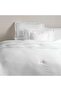 Rowan 4-piece Textured King Comforter Set 240x260cm - White - 2