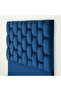 Diana Queen Bed Velvet Blue 160x200 Cm - 3