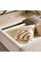 Rozan King Bed 180x200 - Beige - 8
