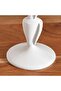 Altay Resin Shell Candle Holder 11.5x11.5x20cm - White - 3