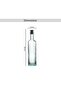 Pandora Oil & Vinegar Recycled Glass Bottle 400ml -light Green - 5