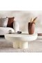 Yureka Round Coffee Table - Off White - 3
