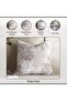 Evander Printed Filled Cushion 50x50cm-beige - 2