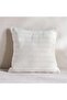 Patio Structured Jacquard Indoor / Outdoor Filled Cushion 50x50cm- Ivory