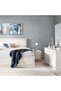 Plein Bed 180x200 Cm - White - 4