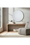 Bella Wall Mirror Dia 80cm - Silver - 7