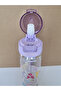 Water Bottle with Straw - Cat Meow Cat Themed with Lock Lid - 500 ML - 5