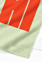 Retro Oh Hi Lettering Typographic Beach Towel - Modern Mint Orange Pool Sea Quick Dry Beach Cover-Up - 3