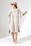 Long Linen Beach Dress with Tassels Pareo - 7