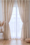 3 Sides of Lace, 100% Cotton Buldan Linen Curtain, Sunshade and Background - Single Wing - 4