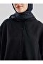 Linen Detachable Hooded Buttoned Oversize Women's Shirt - 4