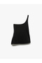 Draped Slit Detailed Crepe Scuba Fabric One Shoulder Blouse - 5