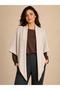 شال مثلث تريكو بلون واحد - 2