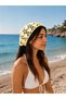 Retro Style Hand Knitted Bandana - Trendy Hair Accessory - Summer Hair Band Butter Yellow - 2