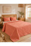 Mistella Salmon Quilted Bedspread Set King Size 220X235 - 7