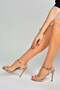 Bronze Mirror Stone High Heeled Women's Evening Dress Shoes M251144234 - 2