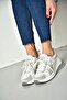 S 973413104   White fabric sneakers - 3