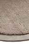 Bathroom Carpet Non-Slip Base Washable Plush Carpet Jute Edge Plush Carpet Oval - 2